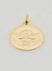 Holy Spirit Confirmation Medal 18 Carat Gold