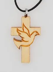 Confirmation Cross Pendant - Dove of Peace