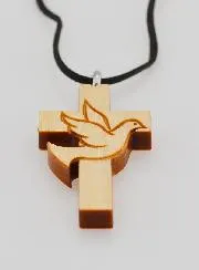 Confirmation Cross Pendant - Dove of Peace