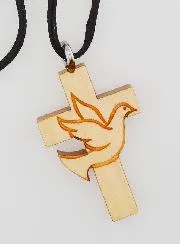Confirmation Cross Pendant - Dove of Peace