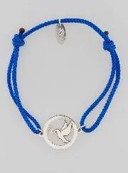 Silver and Cord Bracelet - Holy Spirit