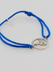 Silver and Cord Bracelet - Holy Spirit