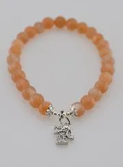 6mm Sunstone Bracelet - Guardian Angel