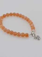 6mm Sunstone Bracelet - Guardian Angel