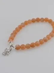 6mm Sunstone Bracelet - Guardian Angel