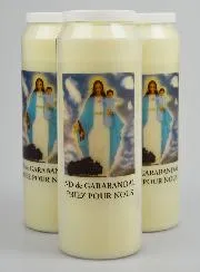 3 Sanctuary Candles Our Lady of Garabandal