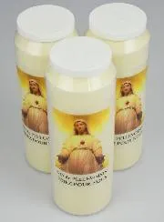 3 Sanctuary Candles Our Lady of Pellevoisin