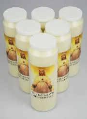 6 Sanctuary Candles Our Lady of Pellevoisin