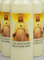 6 Sanctuary Candles Our Lady of Pellevoisin