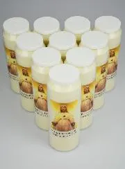 Set 10 Sanctuary Candles Our Lady of Pellevoisin