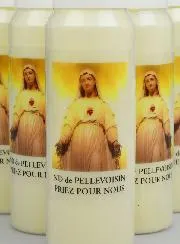 Set 10 Sanctuary Candles Our Lady of Pellevoisin