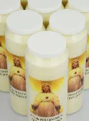 Set 10 Sanctuary Candles Our Lady of Pellevoisin