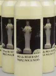 Set 20 Sanctuary Candles Our Lady of Beauraing