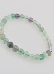 Gemstone Bracelet Fluorite AB - 6mm