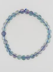 Blue Fluorite Gemstone Bracelet AA - 6 mm