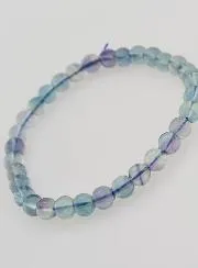 Blue Fluorite Gemstone Bracelet AA - 6 mm