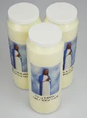 Set 3 Sanctuary Candles to Our Lady of Kibeho