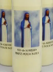 Set 3 Sanctuary Candles to Our Lady of Kibeho