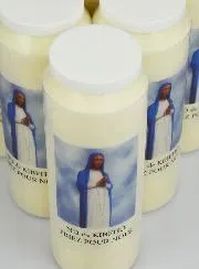 Set 6 Sanctuary Candles to Our Lady of Kibeho
