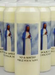 Set 20 Sanctuary Candles to Our Lady of Kibeho
