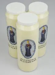 Set 3 Sanctuary Candles to Our Lady of Pontmain
