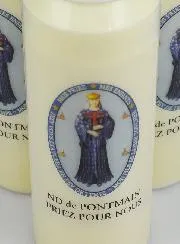 Set 3 Sanctuary Candles to Our Lady of Pontmain