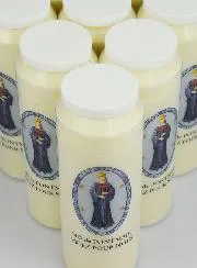 Set 10 Sanctuary Candles to Our Lady of Pontmain