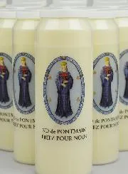 Set 20 Sanctuary Candles to Our Lady of Pontmain