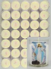 Set 10 Votive Candles Our Lady of Garabandal