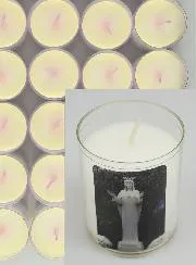 Set 10 Votive Candles Our Lady of Beauraing