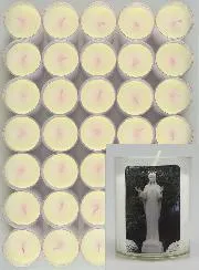 Set 24 Votive Candles Our Lady of Beauraing