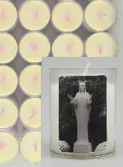 Set 48 Votive Candles Our Lady of Beauraing