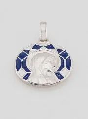 Medal Virgin Mary and Lourdes Double Sided - 18mm