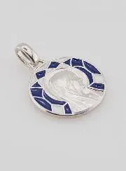 Medal Virgin Mary and Lourdes Double Sided - 18mm