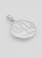 Medal Virgin Mary and Lourdes Double Sided - 18mm