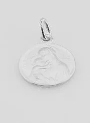 Silver Medal Botticelli's Virgin Mary - 16mm