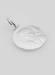 Silver Medal Virgin Mary in Prayer - 16mm