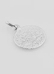 Silver Medal Virgin Mary in Prayer - 16mm