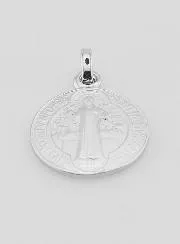 Silver Saint Benedict Medal - 16mm