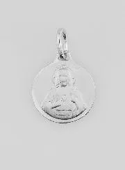 Silver Scapular Medal - 14mm