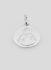Silver Scapular Medal - 14mm