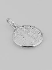 Saint Benedict Silver Medal - 14mm