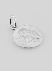 Christening Gift - Guardian Angel Medal in Silver 16mm