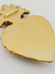 Mural Ex Voto Flowering Heart - 18cm