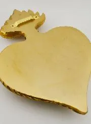 Mural Ex Voto Decorated Heart - 28cm