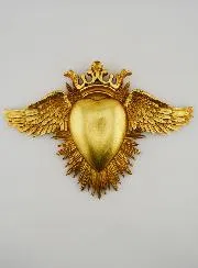 Ex Voto Wall Decoration Winged Heart - 24cm