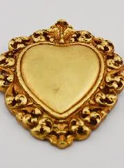 Golden Ex Voto Wall Decoration - 12cm