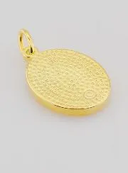 Gold Plated Medal Sacred Heart of Saint Joseph - 19mm