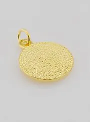 Gold Plated Medal Priest Laval - 18mm