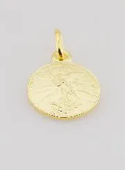 Gold-Plated Archangel Michael Medal - 14mm